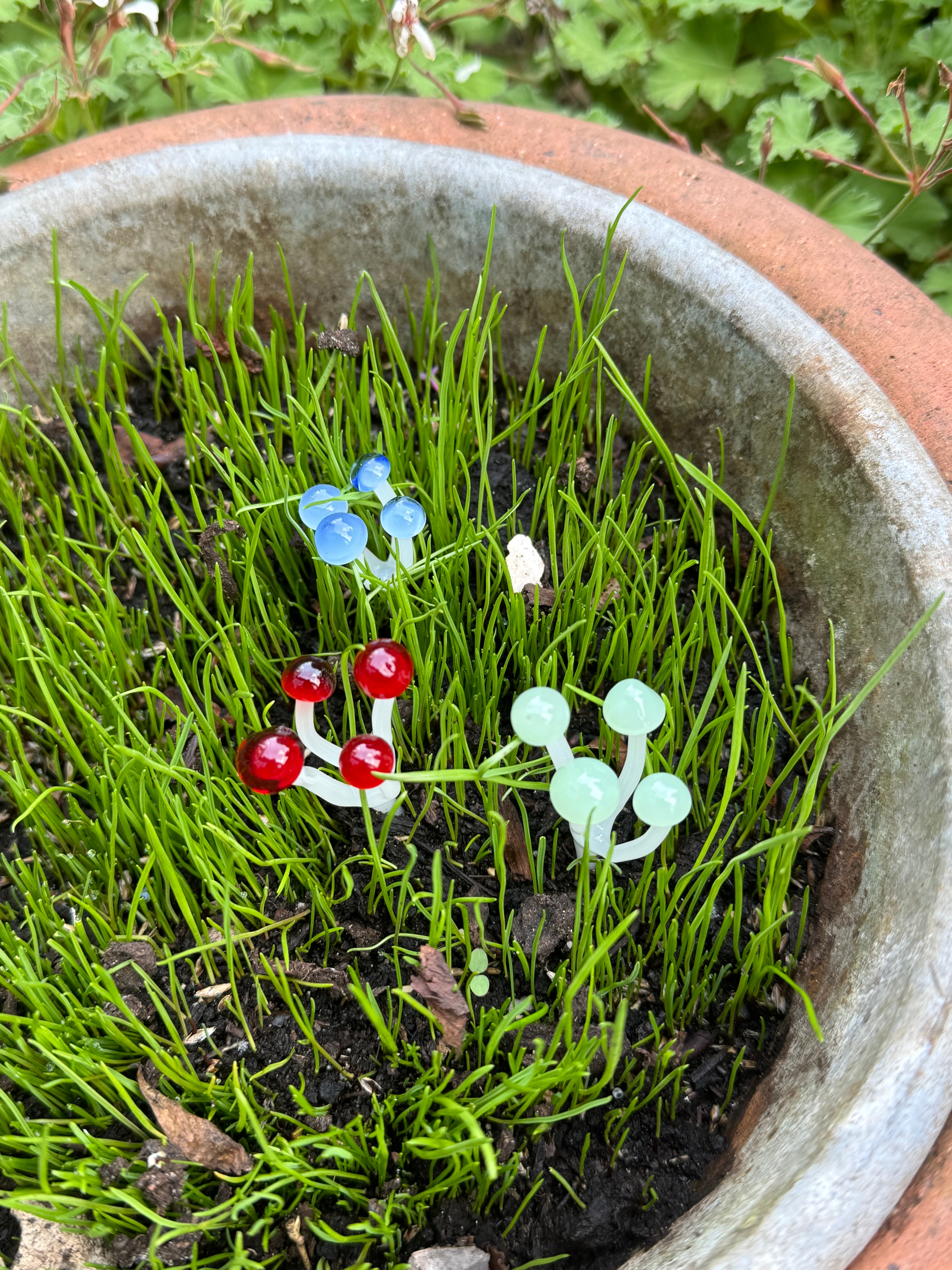 Mushroom Plant Stakes