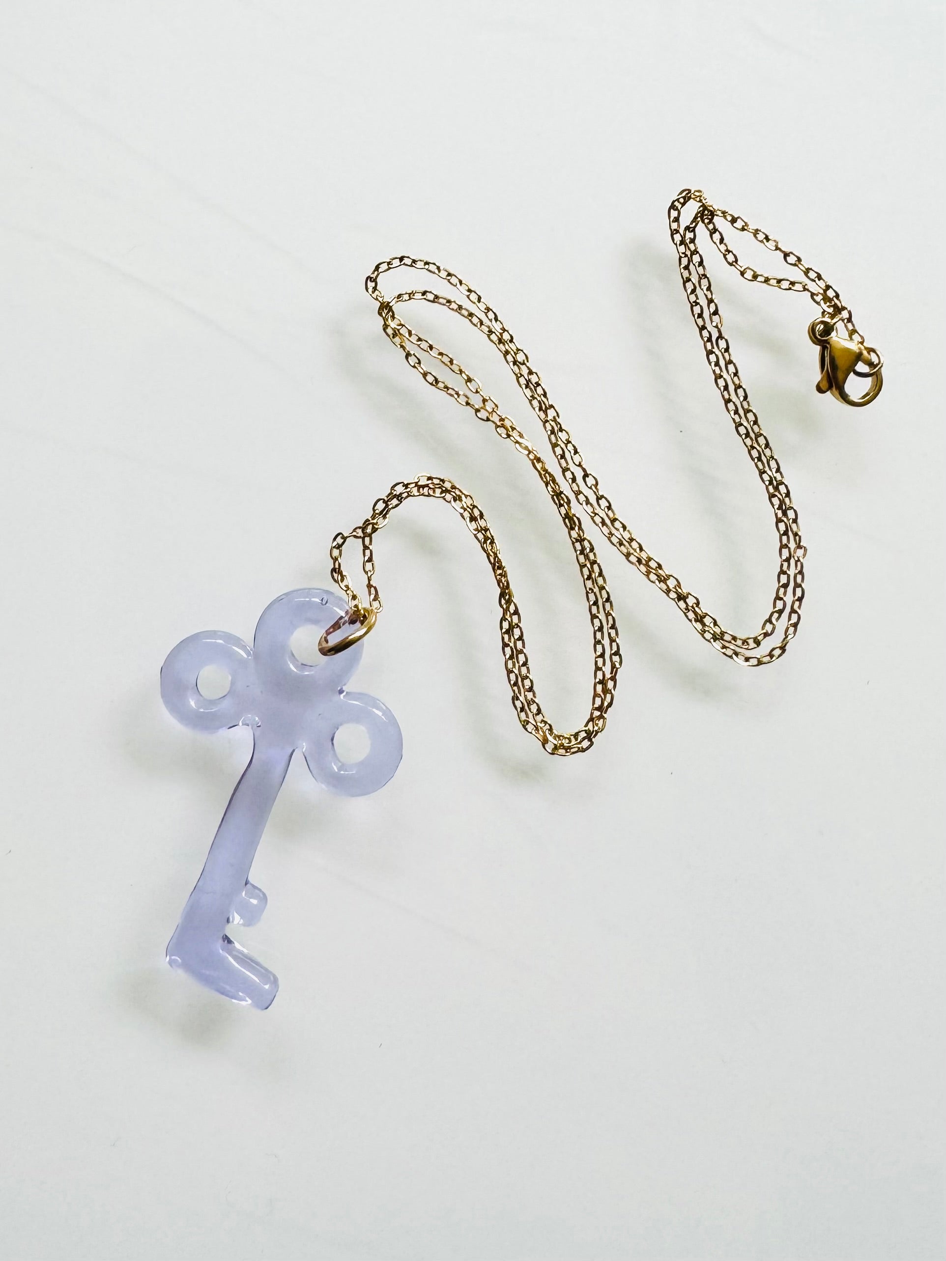 Key Charm Necklace