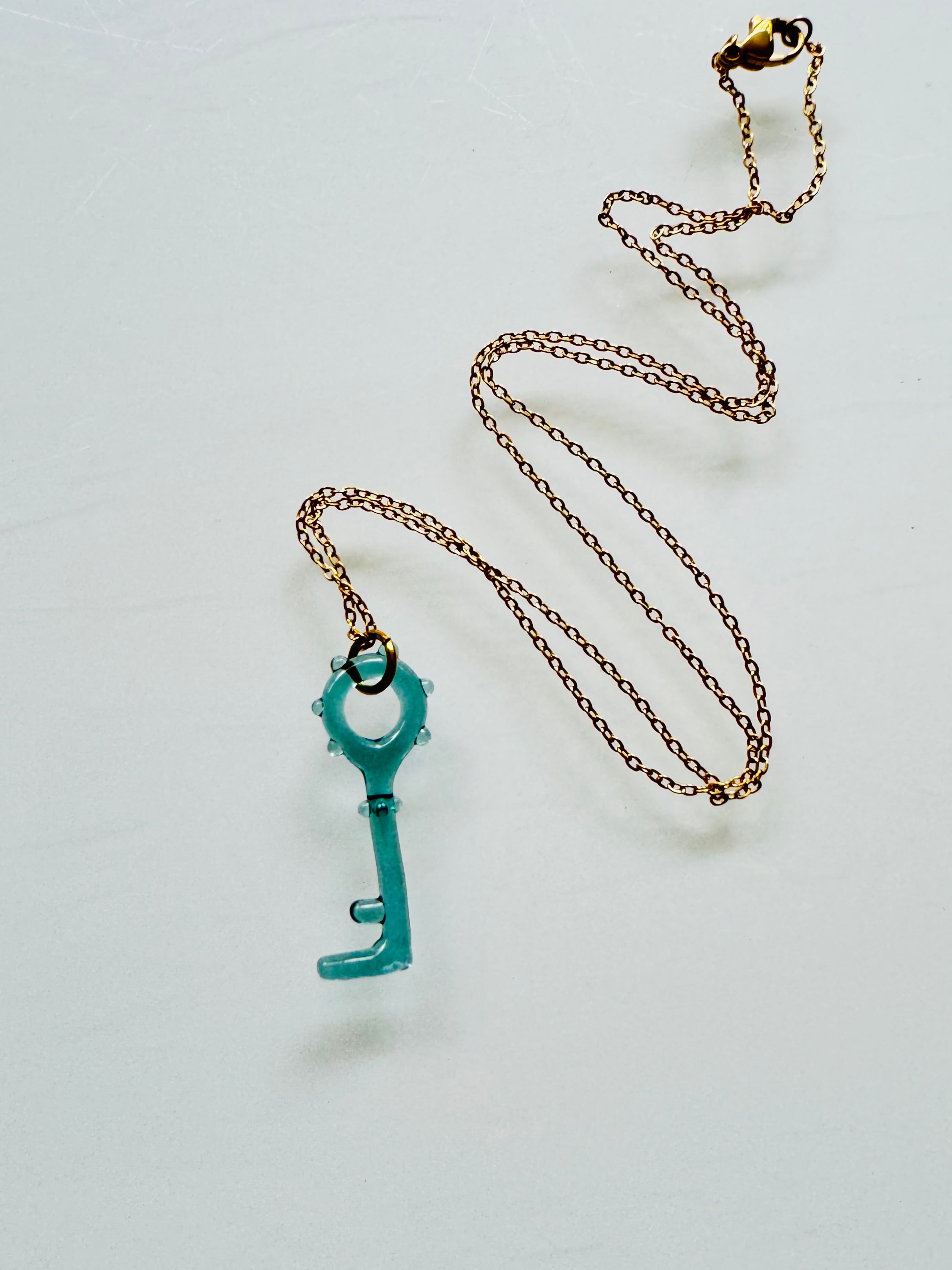 Key Charm Necklace