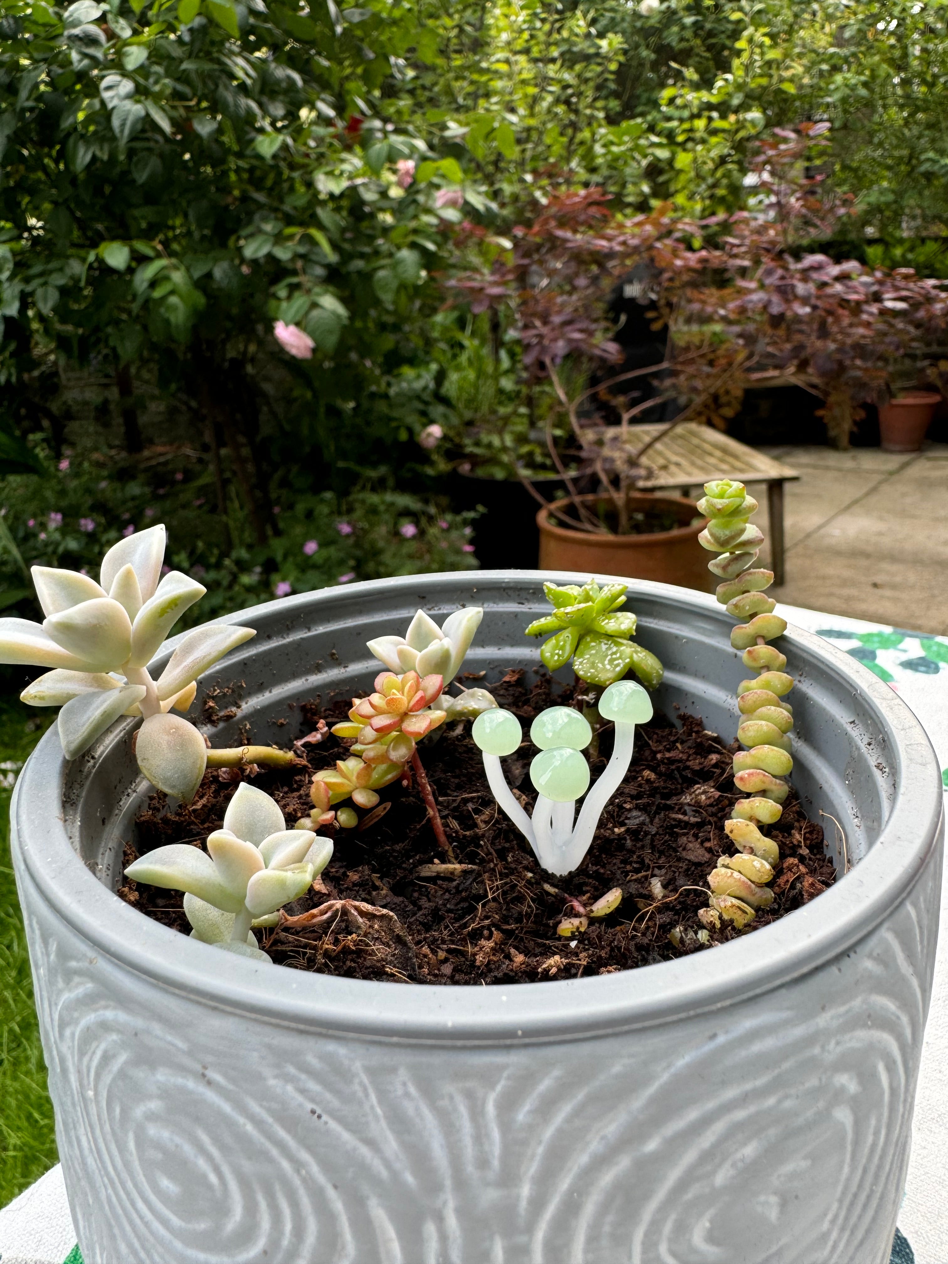 Mushroom Plant Stakes