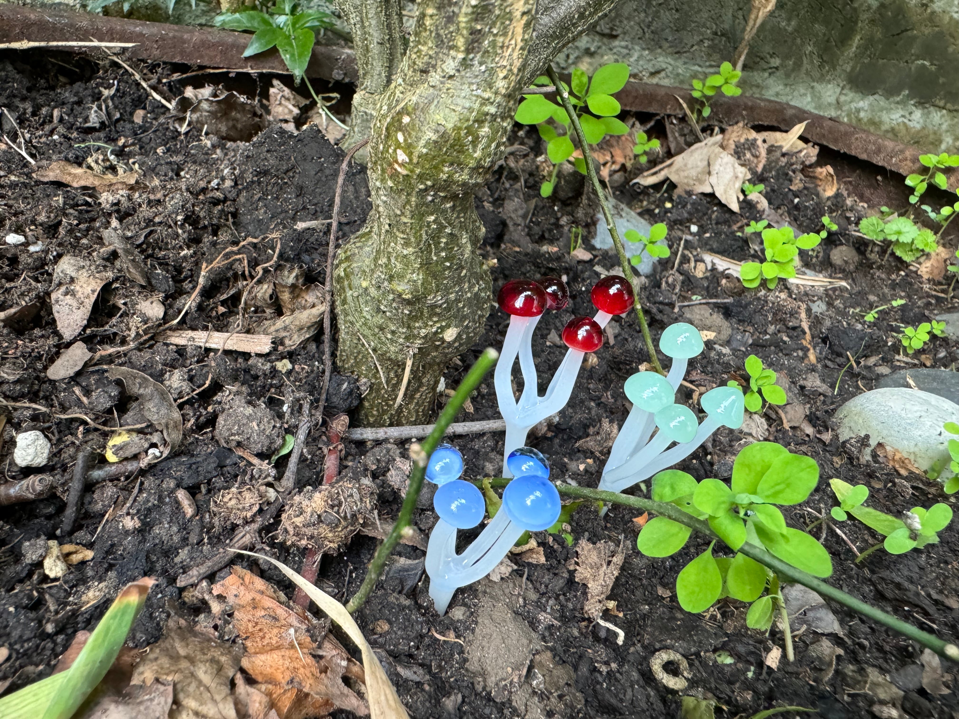 Mushroom Plant Stakes